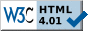 Valid HTML 4.01!